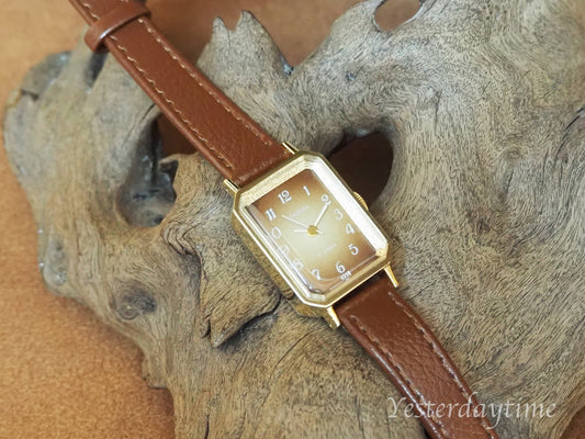 1970's Sekonda USSR Made 17 Jewel Gold Plated Ladies Manual Wind Wristwatch